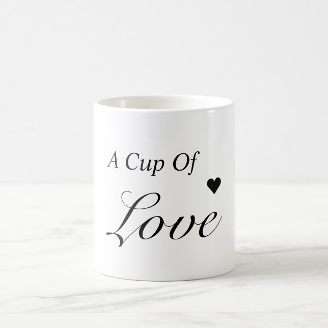 Una taza de regalo de tazón de amor (Centro)