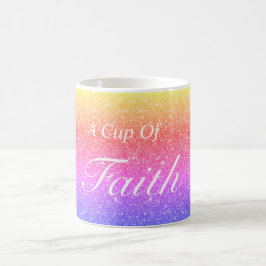 Una taza de regalo de tazón de fe