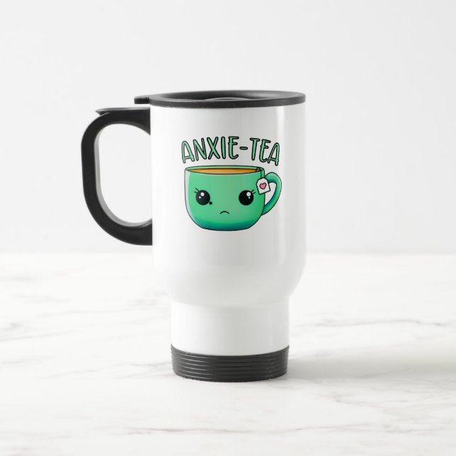 Una taza de té de ansiedad por ansiedad por el té (Izquierda)