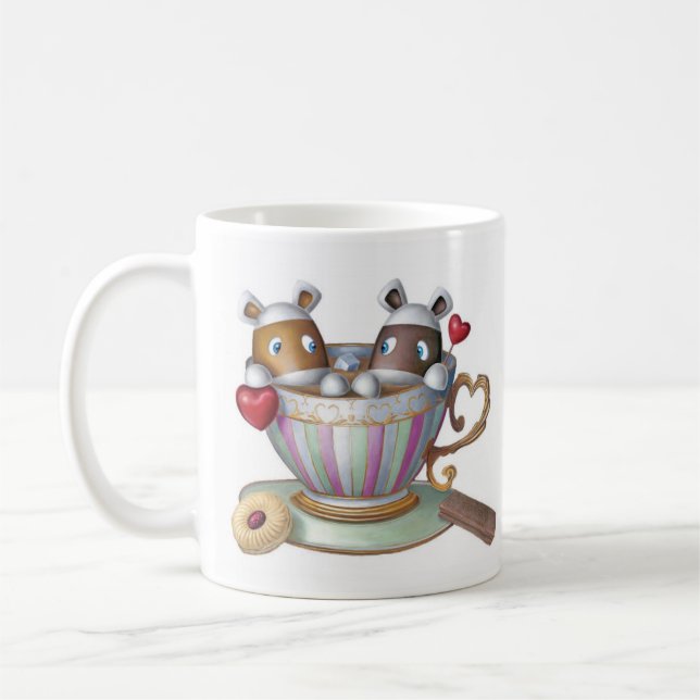 Una taza de té y una rebanada de Bake® - mi taza (Izquierda)