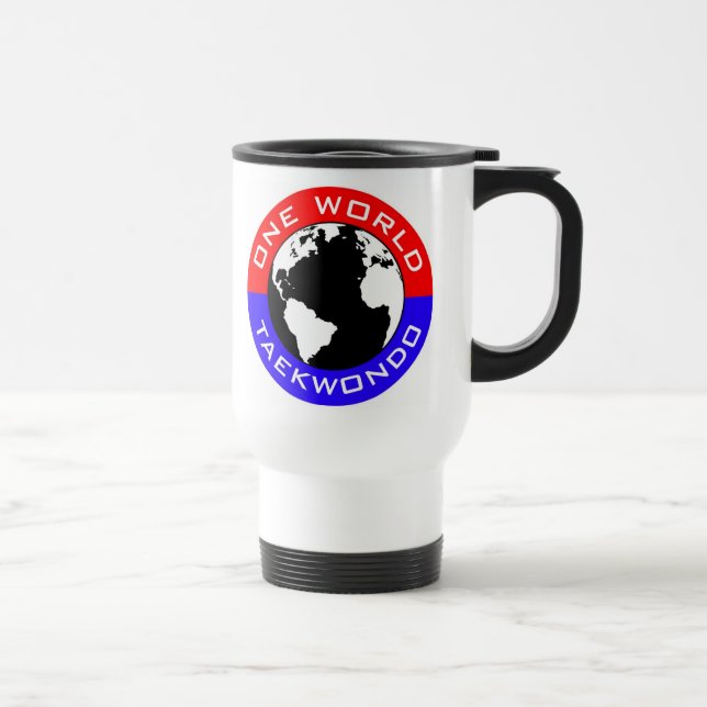 Una taza del viaje del Taekwondo del mundo (Derecha)