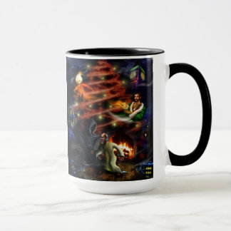 Una taza del villancico del navidad