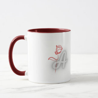 Una taza elegante en colores femeninos. «Regalo Pe