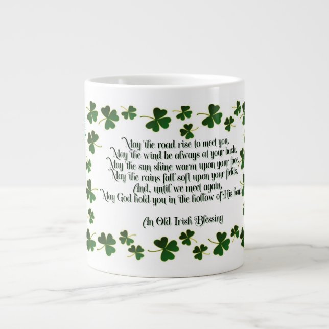 Una taza irlandesa de la bendición (Frente)