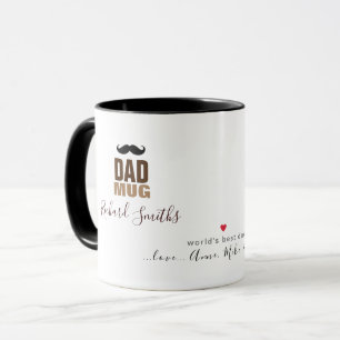 Una taza para el mejor papá de la historia, con am