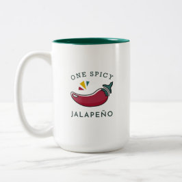 Una taza picante del Dos-Tono del Jalapeno