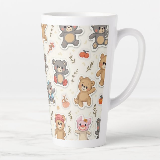 Una taza que exprese un oso lindo (Derecha)