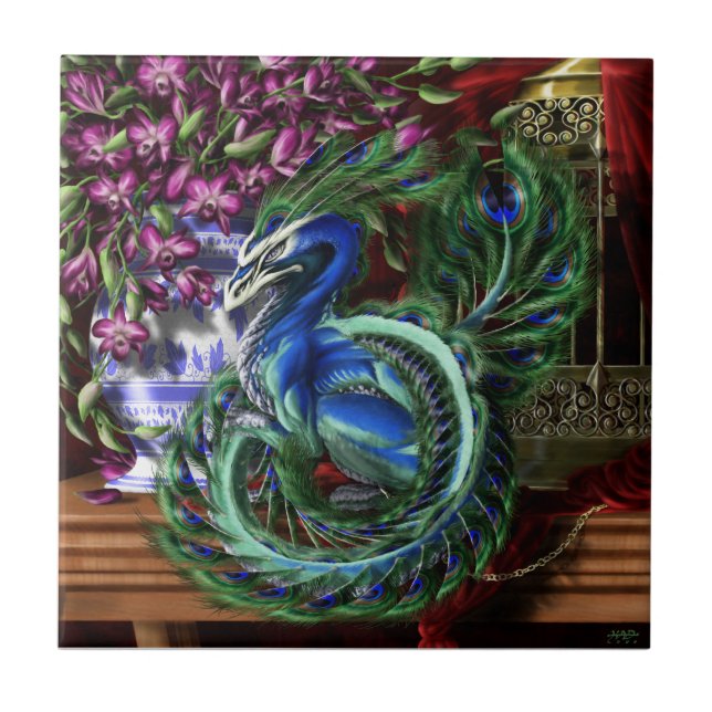 Una teja enjaulada Guilded (Frente)