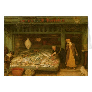Una tienda de pescadores por Frederick Walker