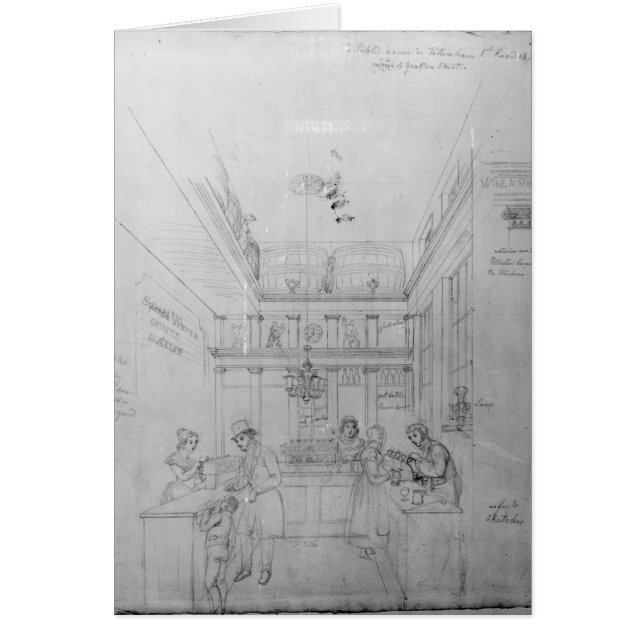 Una tienda del licor de Londres, 1839 (Frente)