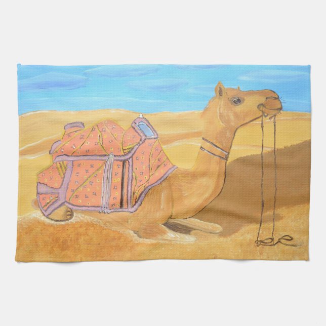 Una toalla de cocina A Camel (Horizontal)