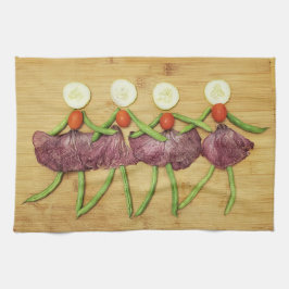 Una toalla de cocina de línea VegARTable Chorus