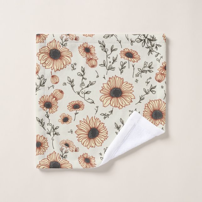 una toalla de flor amarilla (Toallita)