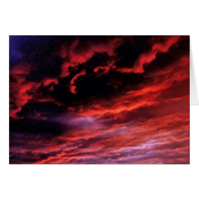 una tormenta se está gestando tarjeta (Anverso (Horizontal))