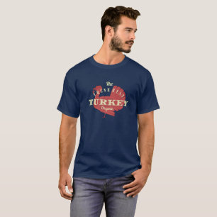 Una Turquía Cuesta Forma De La Camiseta Orgánica D