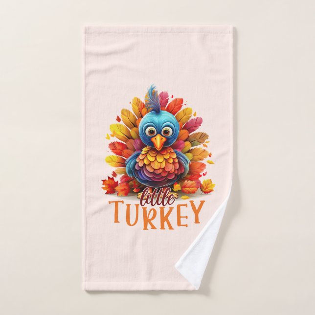 Una Turquía de Acción de Gracias (Toalla de mano)