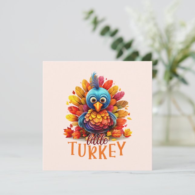 Una Turquía de Acción de Gracias (Anverso de pie)