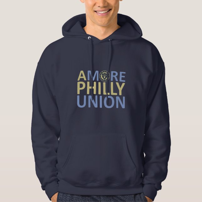 Una Unión más Filadelfia - Sudadera capucha mascul (Anverso)