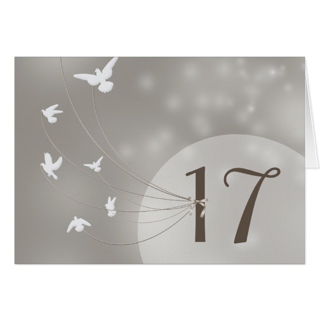 Una verdadera tarjeta de número de tabla de ventas (Anverso (Horizontal))