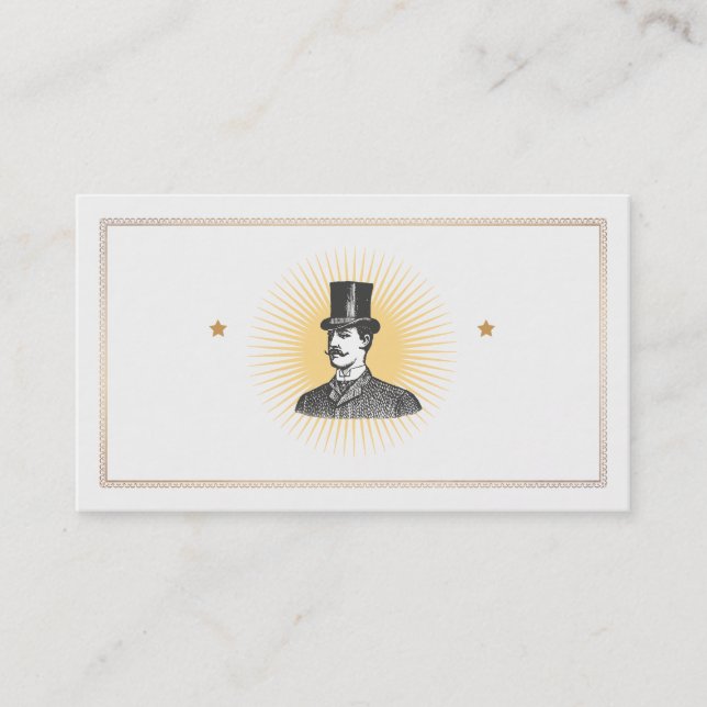 Una verdadera tarjeta de visita para caballeros (Anverso)