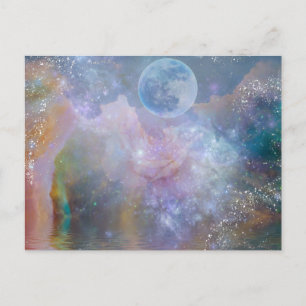 Una vez en una postal azul de la luna