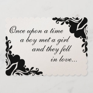 Una vez... Invitación a la boda