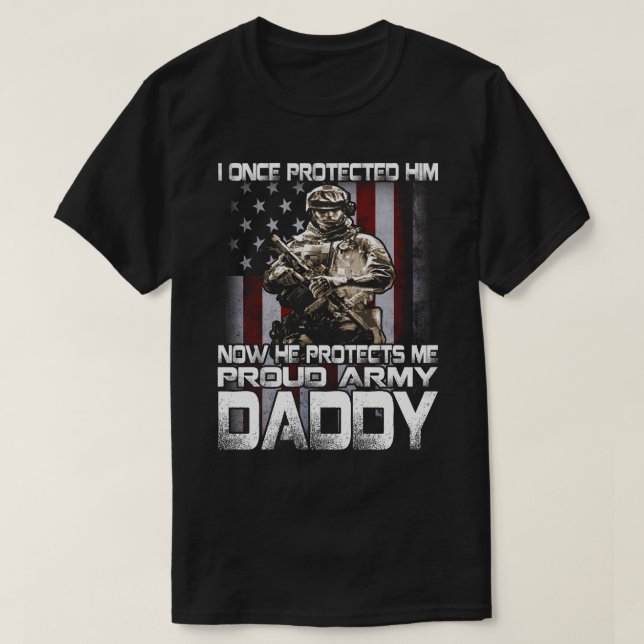Una vez le protejí la camiseta de DADDY (Diseño del anverso)