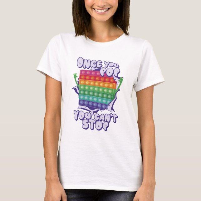 Una vez que vuelves, no puedes parar la camiseta (Anverso)