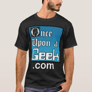 Una vez sobre una camisa del negro del friki