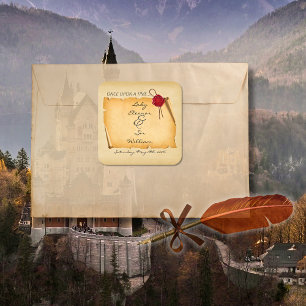 Una Vez, Un Sello De Cera De Cera De Desplazamient