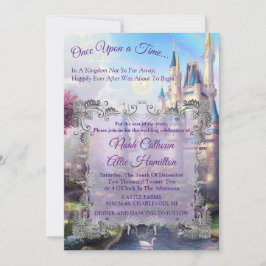 Una vez una invitación de casamiento de cuento de 