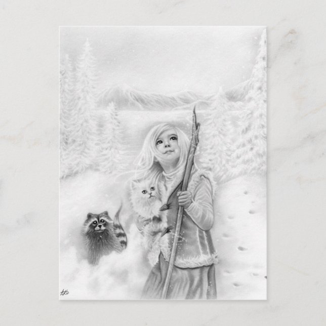 Una vez una postal de invierno (Anverso)