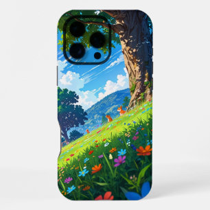Una vibrante funda para iPhone 16 Pro Max de natur