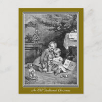 Una vieja postal de Navidades de moda