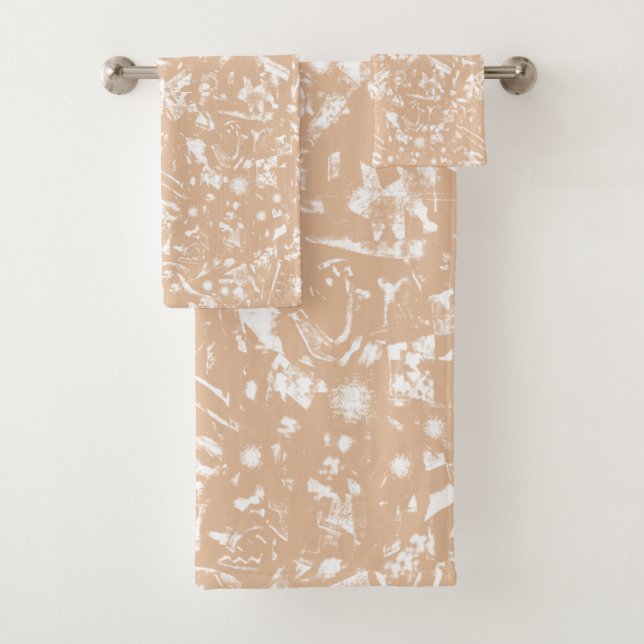 Una vista de primer plano de una pared de textura  (In situ)