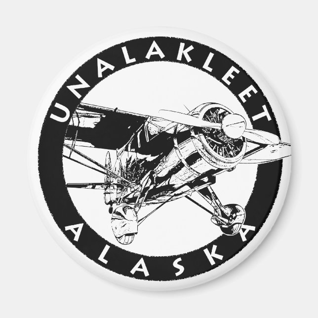 Unalakleet, imán piloto de Alaska (Frente)