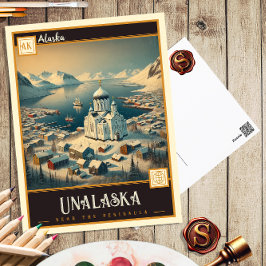 Unalaska, Alaska | Postal de época