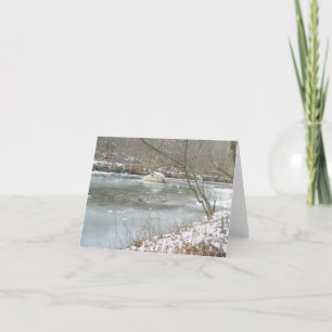 Unami Creek en tarjeta de notas de hielo