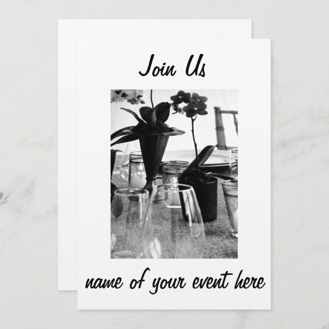 ÚNANSE A NOSOTROS PARA _____ - INVITACIÓN ***PARA  (Anverso / Reverso)