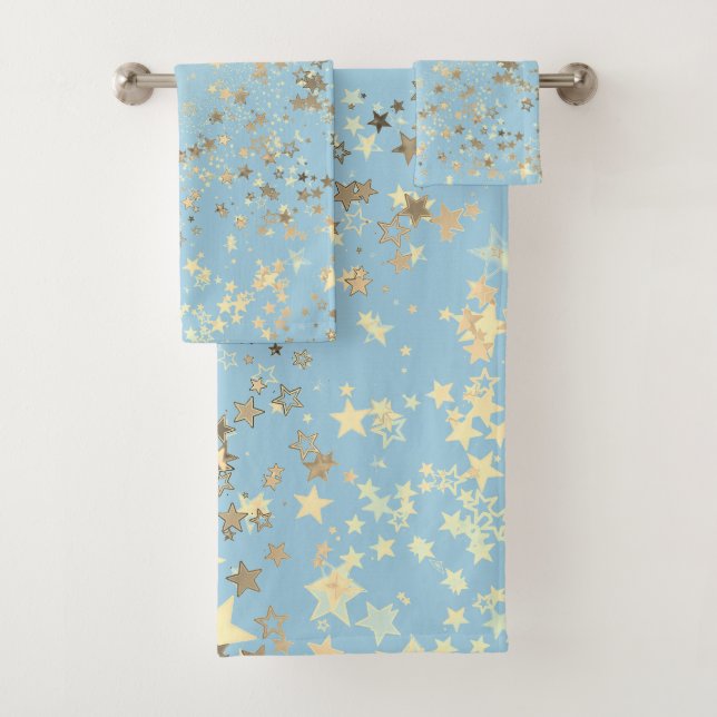 Unas fantásticas estrellas de oro en azul (In situ)