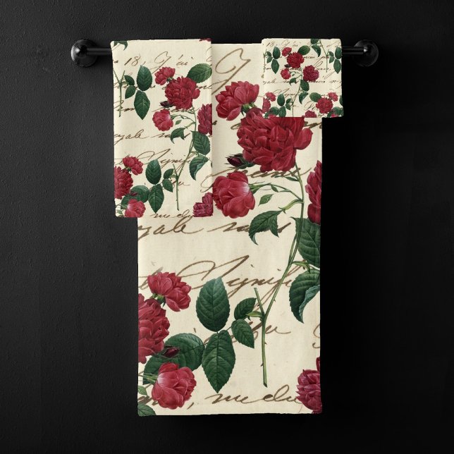 Unas rosas rojas espléndidas y una escritura a man (Subido por el creador)