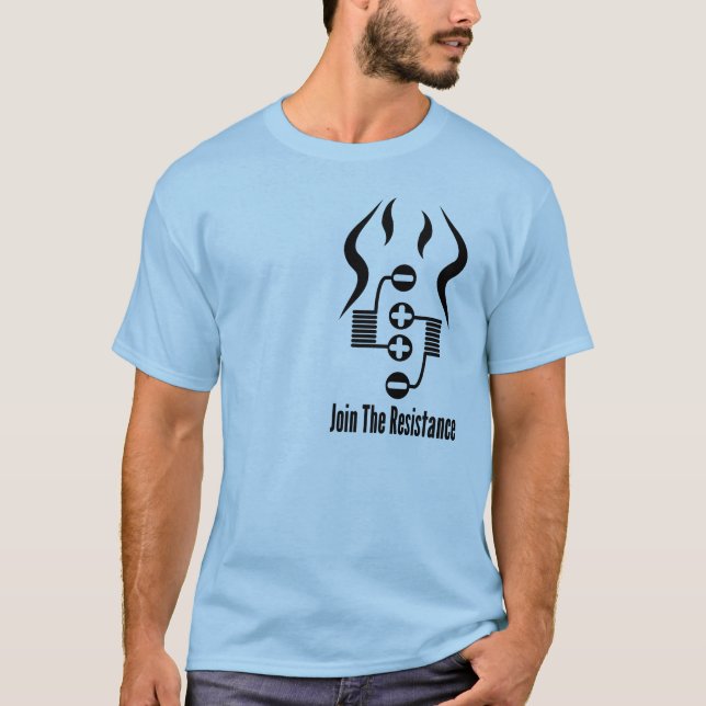 Únase a la camiseta del color de la resistencia (Anverso)