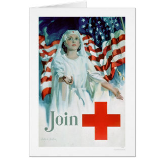 Únase a la Cruz Roja - bandera americana (US00310)