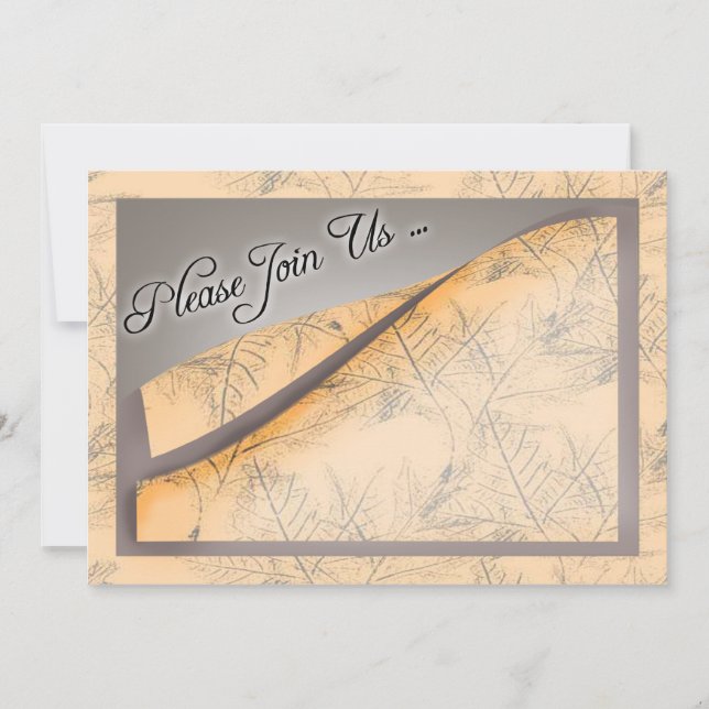 Únase a por favor nos invitación de la fiesta de (Anverso)