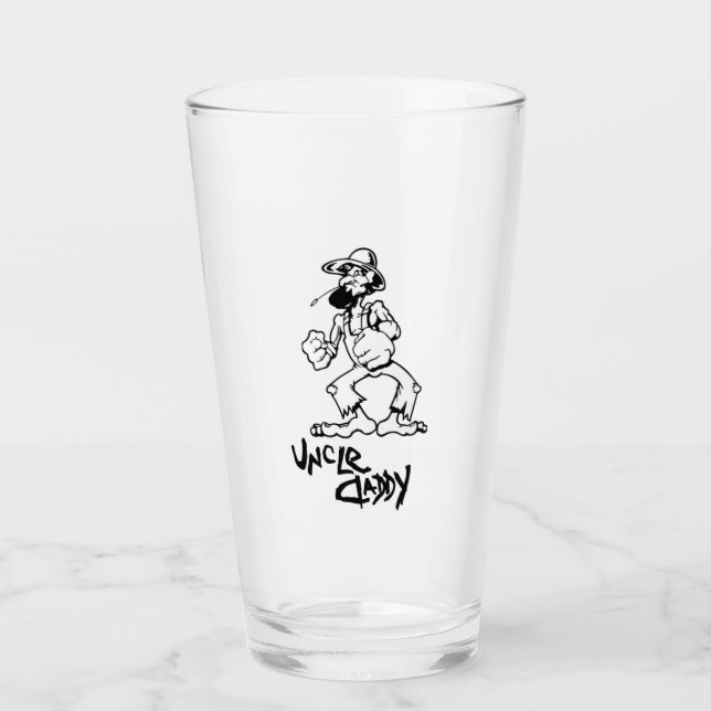 Uncle Daddy Beer Glass Hillbilly Redneck (Anverso)