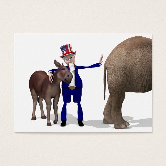 Uncle Sam Loves Donkeys (Frente)