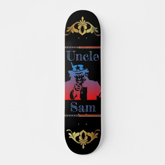 Uncle Sam Skateboard (Anverso )