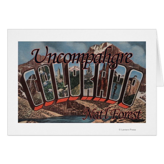 Uncompahgre Nat'l Forest, Colorado (Anverso (Horizontal))