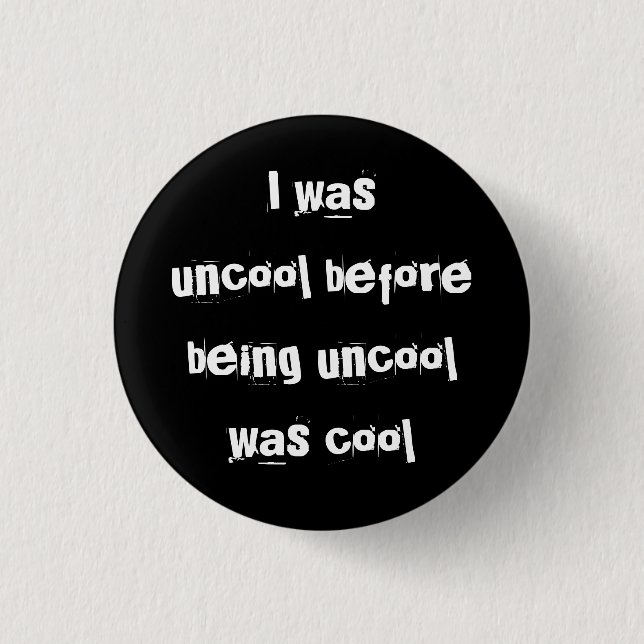 uncool3 - botón (Anverso)