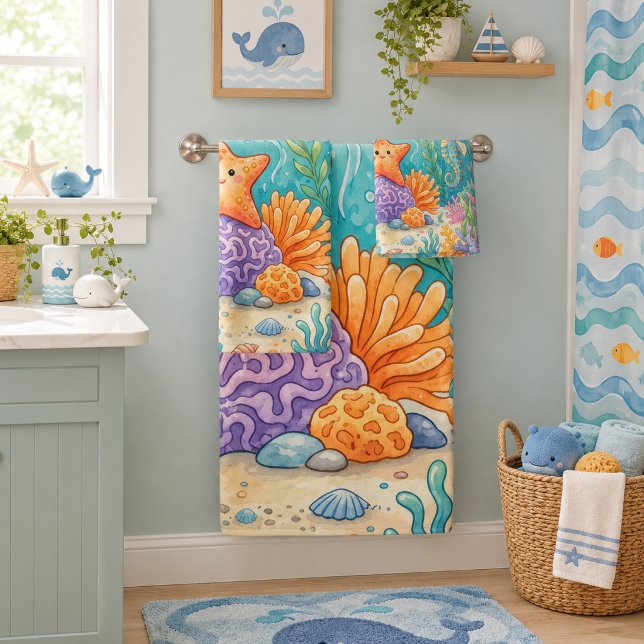 Under the Sea Explorers Bath Towel Set (Subido por el creador)